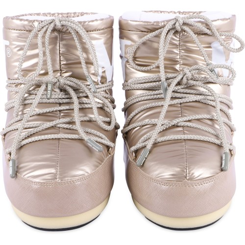 Low Logo Snow Boots in Rose Powder