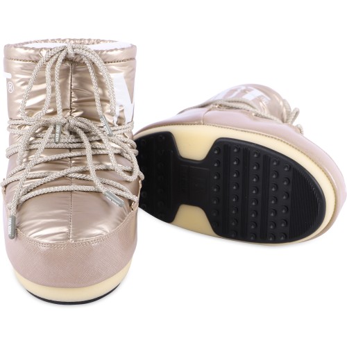 Low Logo Snow Boots in Rose Powder