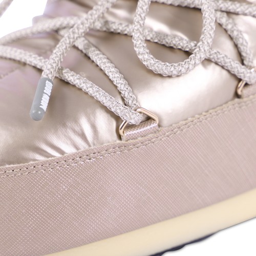 Low Logo Snow Boots in Rose Powder