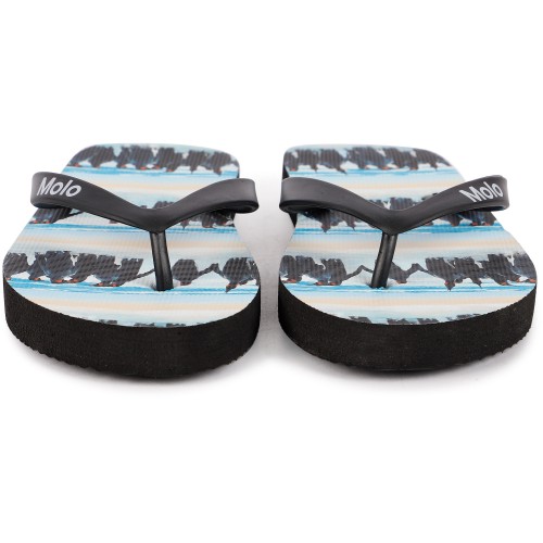 Penguin Stripe Flip-Flops