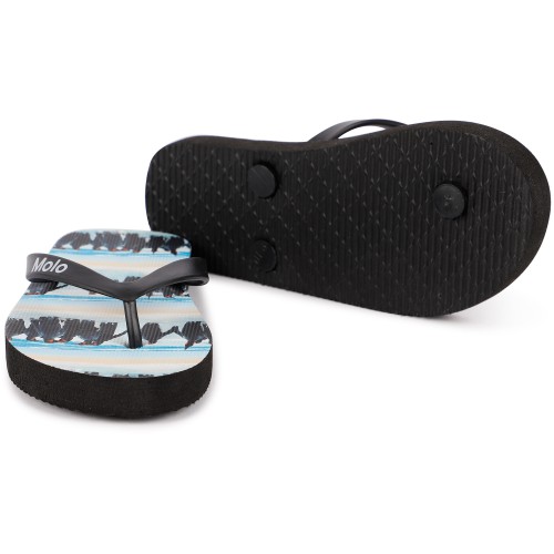 Penguin Stripe Flip-Flops