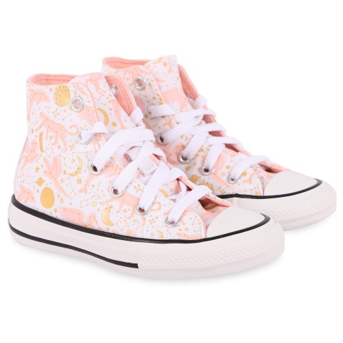 Constellations Chuck Taylor All Star High-Top Sneakers in Pink Constellations Chuck Taylor All Star High-Top Sneakers in Pink