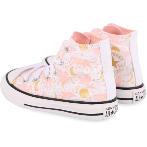 Constellations Chuck Taylor All Star High-Top Sneakers in Pink Constellations Chuck Taylor All Star High-Top Sneakers in Pink