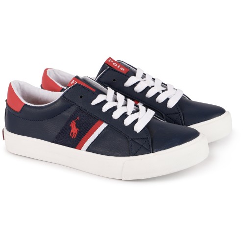 Logo Sneakers in Navy Blue
