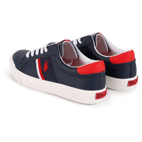 Logo Sneakers in Navy Blue