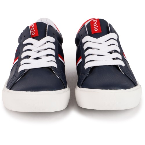 Logo Sneakers in Navy Blue