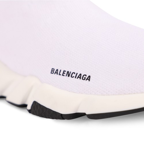 Logo Knit Socks Sneakers in White