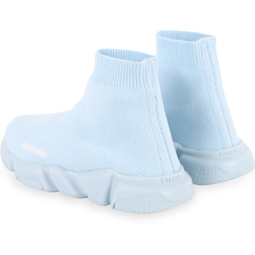 Iconic Logo Socks-Sneakers in Light Blue