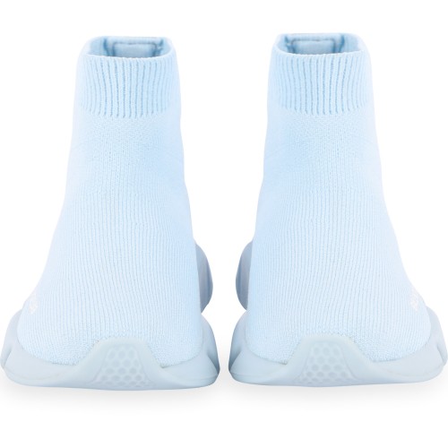 Iconic Logo Socks-Sneakers in Light Blue