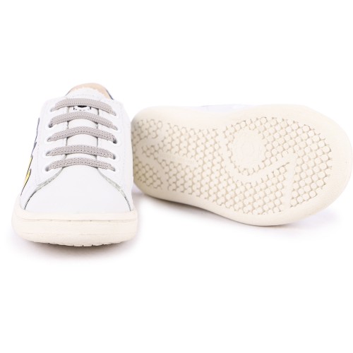 Mickey Mouse Logo Sneakers in White