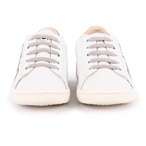 Mickey Mouse Logo Sneakers in White