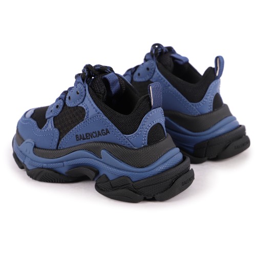 Classic Logo Sneakers in Blue and Black