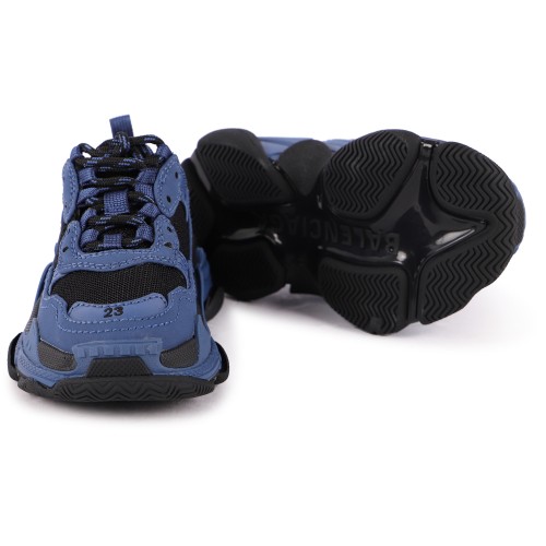 Classic Logo Sneakers in Blue and Black