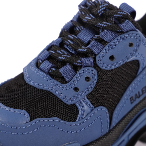 Classic Logo Sneakers in Blue and Black