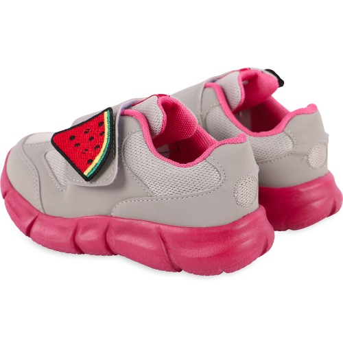 Pop Sneakers in Grey and Pink