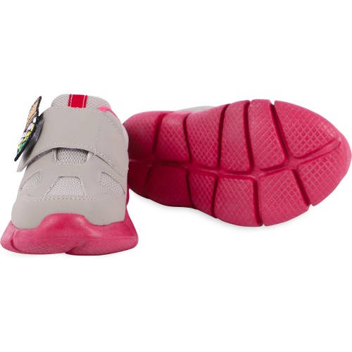 Pop Sneakers in Grey and Pink